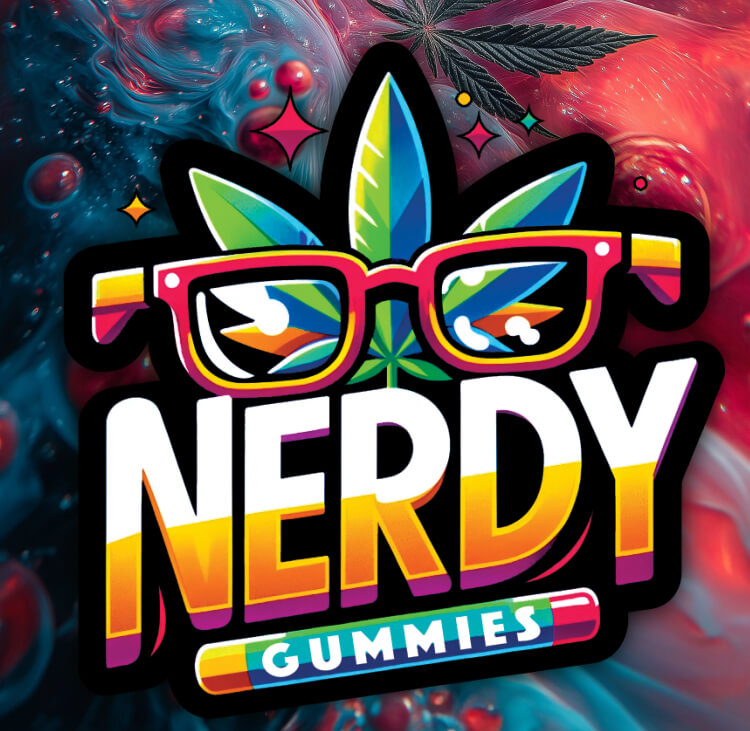 Step into the world of Nerdy Gummies, a playful blend of colorful design and cannabis culture, inspired by the Talk Nerdy 2 Us podcast